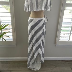 Two Piece Striped Set